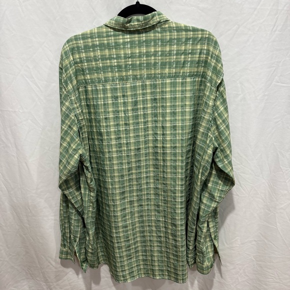 ExOfficio Plaid Button Down Ventilated Outdoor Shirt 2XL Long Sleeve Lightweight - Picture 7 of 16